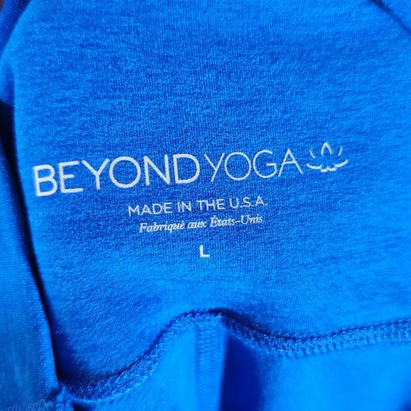 🏷️NWT Beyond Yoga Spacedye Out of Pocket High-Waist Midi Leggings In Azure Blue - Picture 15 of 15